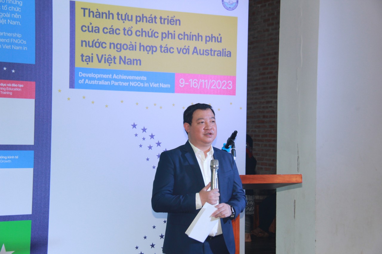 ông Nguyễn Ngọc Hùng, Phó Chủ tịch Liên hiệp các tổ chức hữu nghị Việt Nam (VUFO). (Ảnh: Mai Anh)