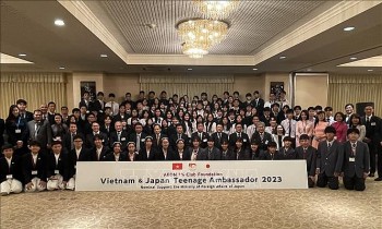 100 thanh thiếu niên Việt Nam - Nhật Bản học kỹ năng ngoại giao