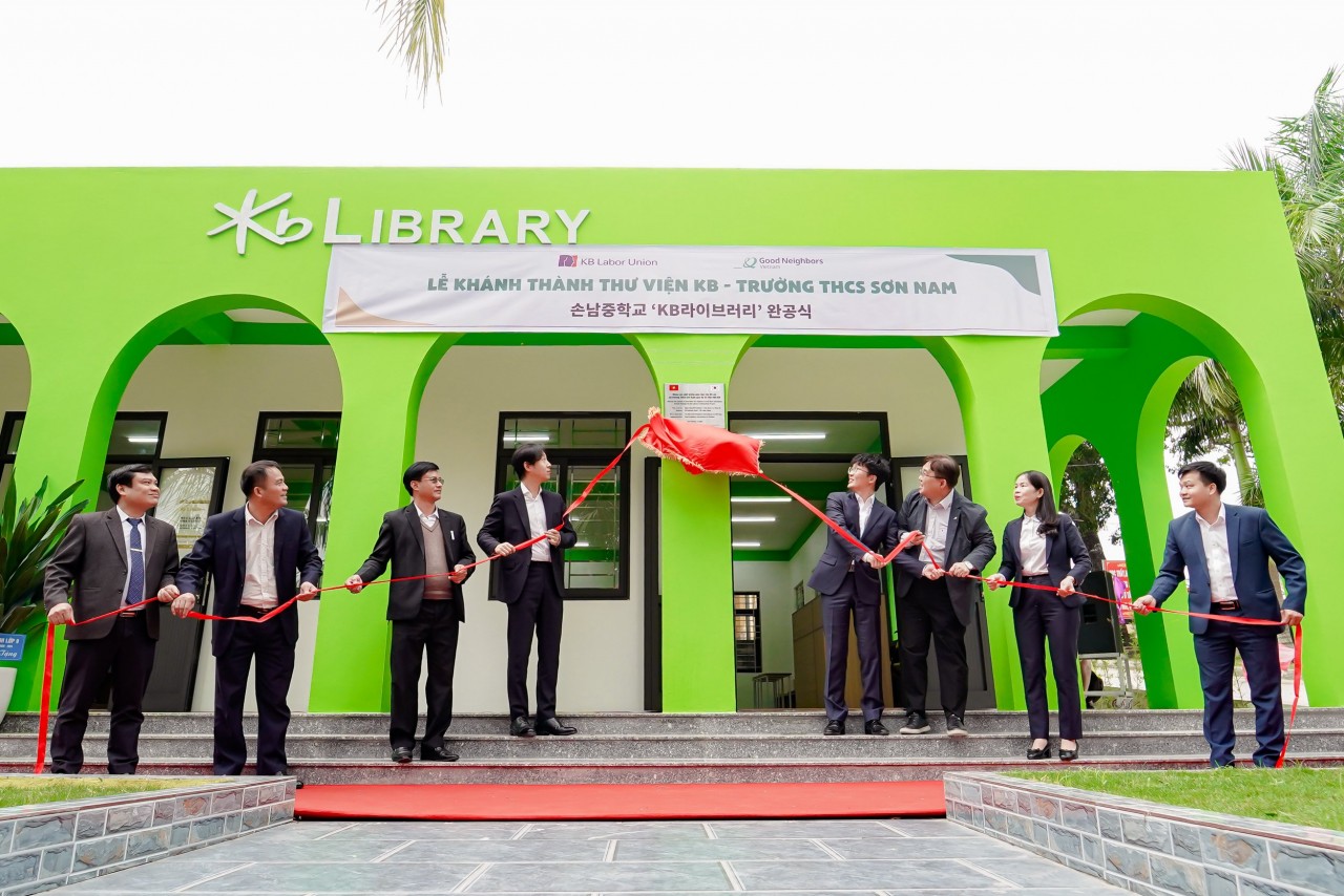 Khánh thành và kí kết thoả thuận hợp tác dự án Thư viện KB tại Tuyên Quang