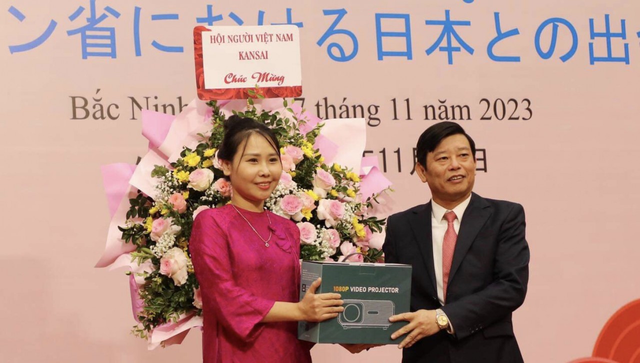 Hội Hữu nghị Việt Nam - Nhật Bản tỉnh Bắc Ninh hợp tác với Hiệp hội người Việt Nam vùng Kansai (Nhật Bản)