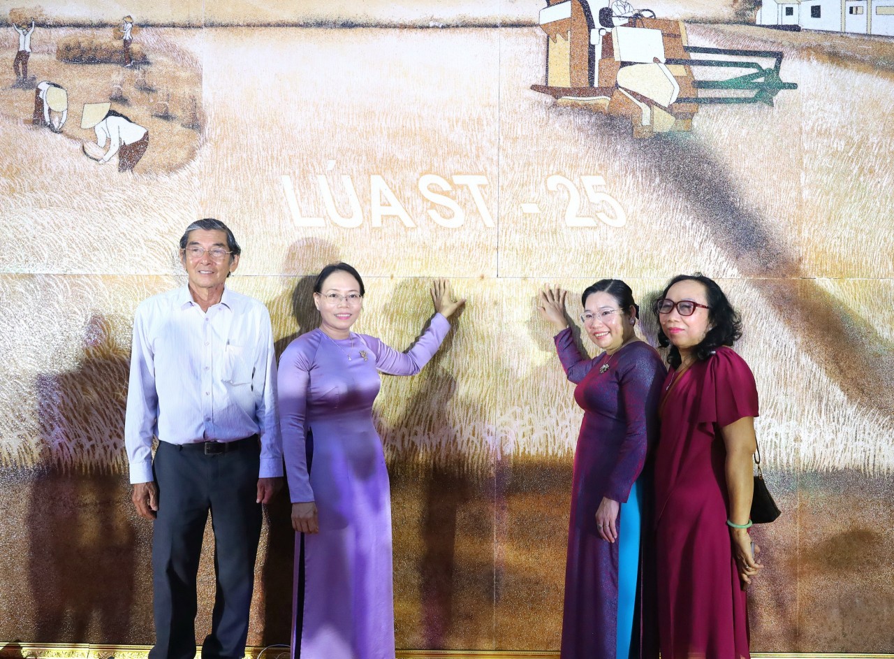 Sóc Trăng lập kỷ lục “Bức tranh lớn nhất Việt Nam được làm từ gạo ST”