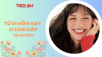 Tử vi hôm nay 12 con giáp 26/11/2023: Dậu nhận được thành quả bất ngờ, tiền bạc dội về như nước