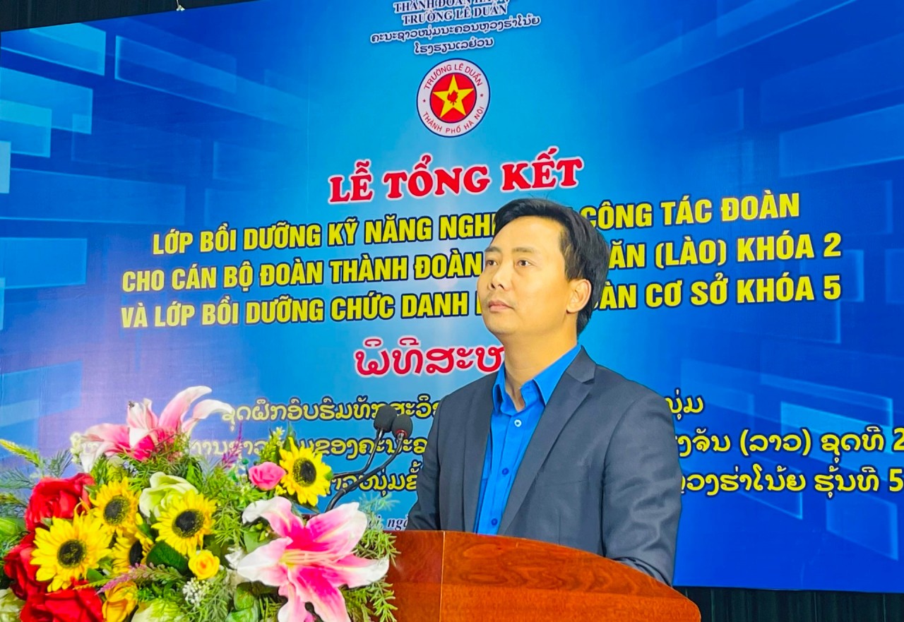 Phó Bí thư Thường trực Thành đoàn, Chủ tịch Hội Liên hiệp thanh niên Việt Nam thành phố Hà Nội Nguyễn Đức Tiến