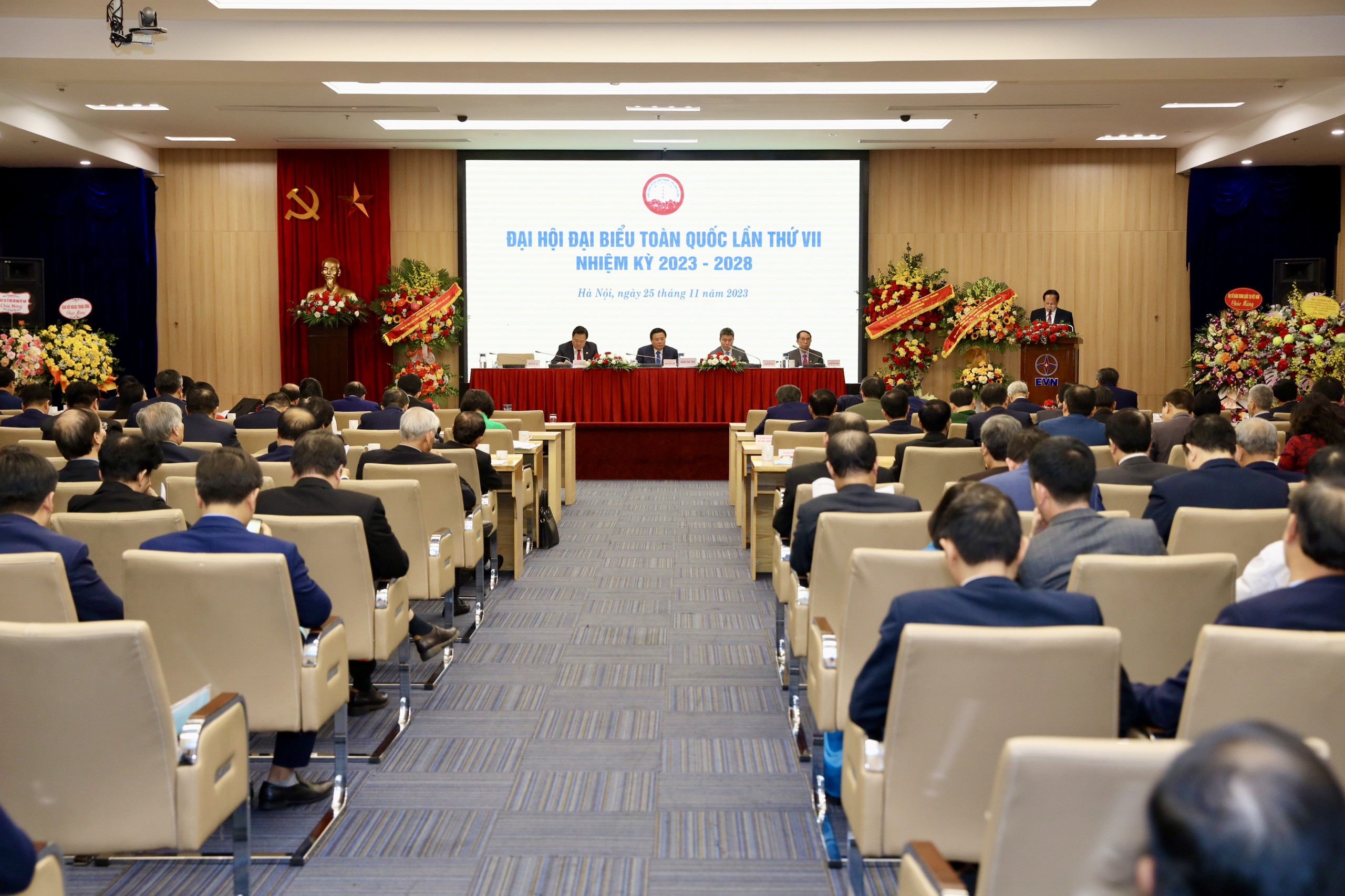 Đại hội đại biểu toàn quốc Hội hữu nghị Việt Nam - Trung Quốc lần thứ VII, nhiệm kỳ 2023-2028. (Ảnh: Đinh Hòa)