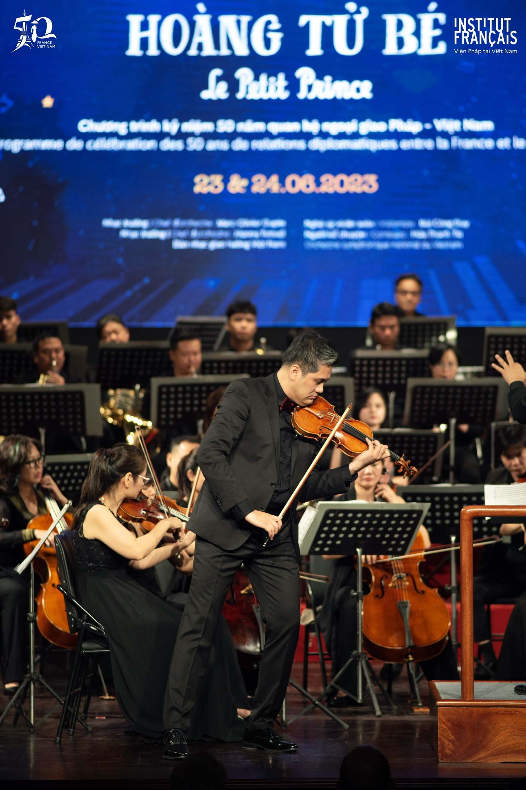  chương trình “Trình diễn âm nhạc Hoàng tử bé” nhân dịp kỷ niệm 50 năm thiết lập quan hệ ngoại giao và 10 năm đối tác chiến lược Việt Nam-Pháp