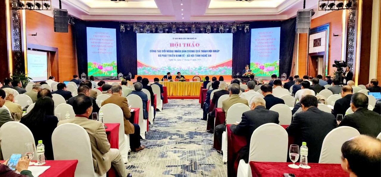 Nghệ An tổ chức hội thảo khoa học về công tác đối ngoại nhân dân