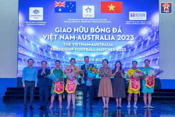 Tăng cường tình hữu nghị Việt Nam - Australia qua giao hữu bóng đá