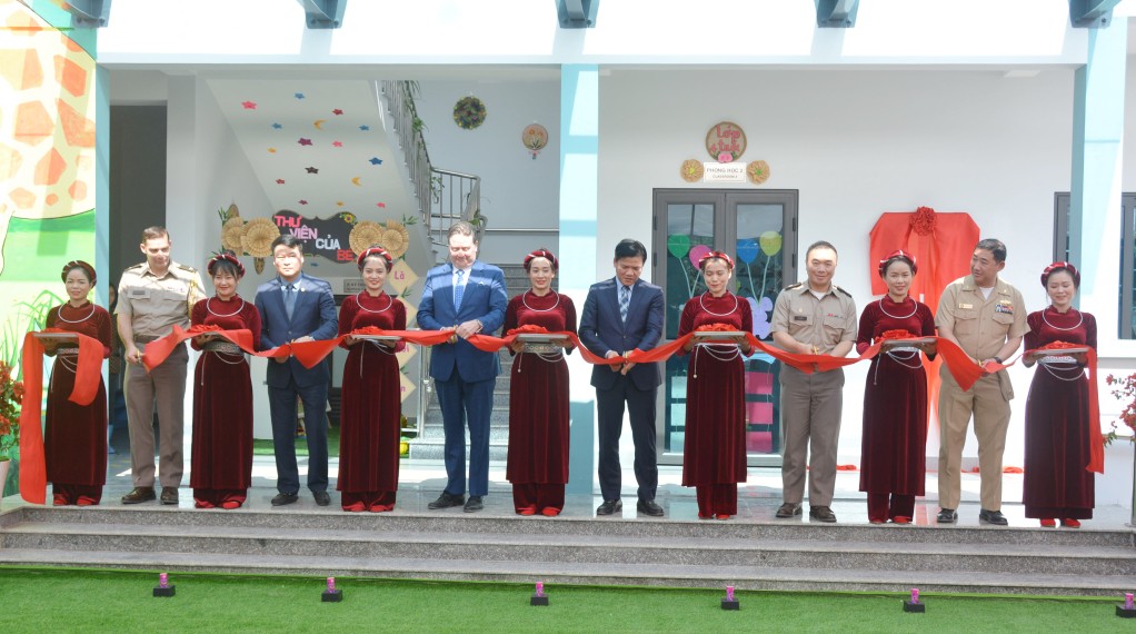 Đại sứ Hoa Kỳ khánh thành trường mầm non ở tỉnh Cao Bằng