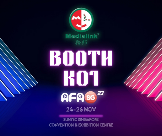 Medialink trưng bày sản phẩm tại lễ hội Anime châu Á Singapore 2023 diễn ra từ ngày 24 đến 26/11