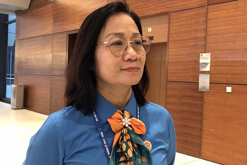 Bà Đinh Thị Thanh Hà,. Phó Chủ tịch LĐLĐ TP Đà Nẵng