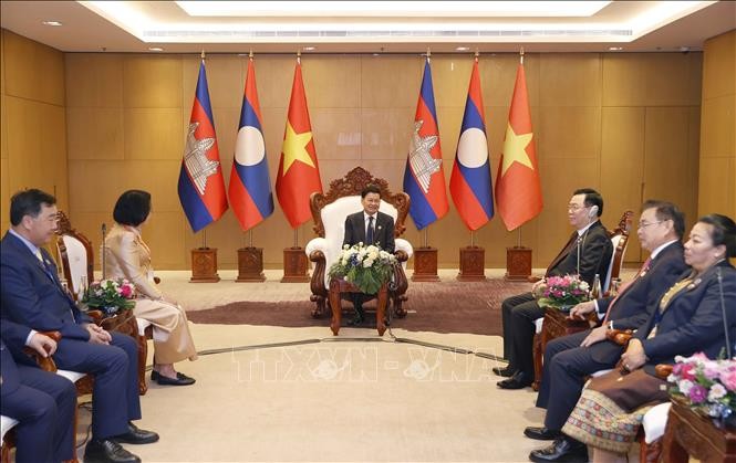 Khai mạc Hội nghị cấp cao Quốc hội ba nước Campuchia - Lào - Việt Nam
