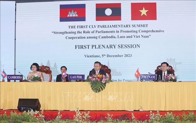 Khai mạc Hội nghị cấp cao Quốc hội ba nước Campuchia - Lào - Việt Nam