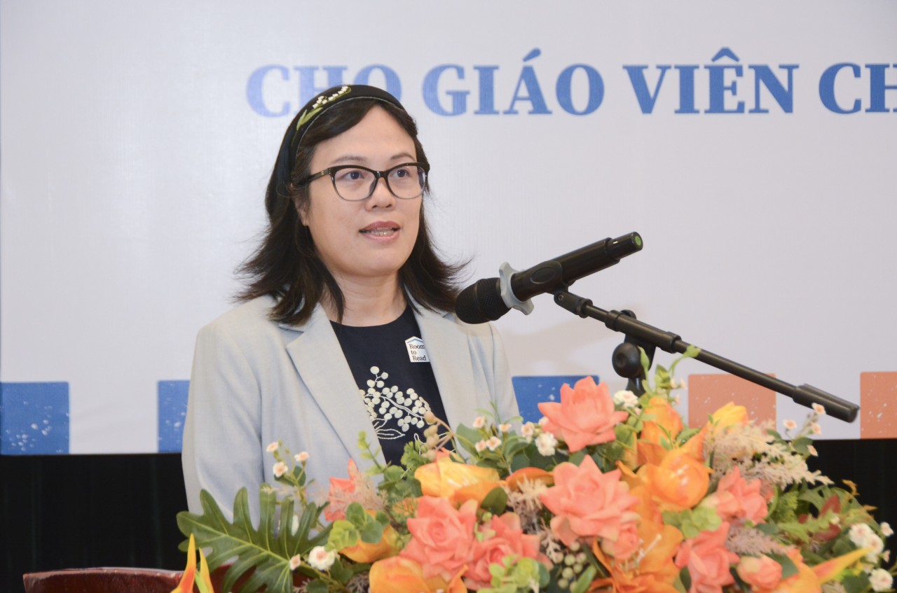 bà Nguyễn Diệu Nương, Giám đốc Quốc gia Tổ chức Room to Read Việt Nam