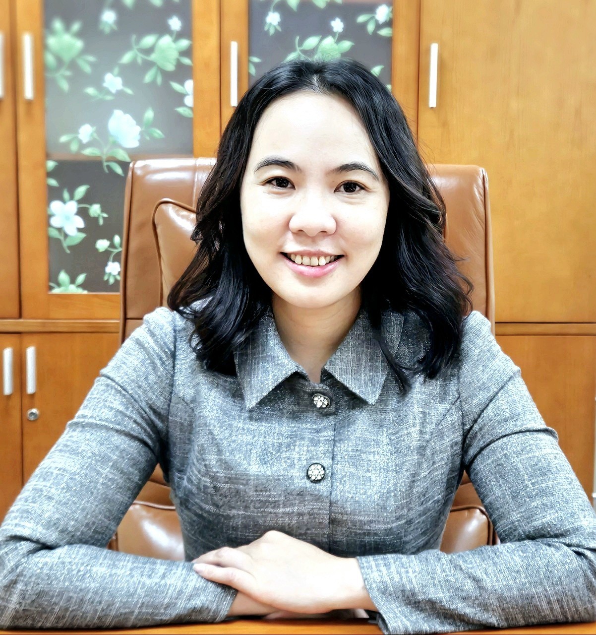 Bà Vũ Thị Giáng Hương, Trưởng Ban Tuyên giáo Tổng Liên đoàn lao động Việt Nam.