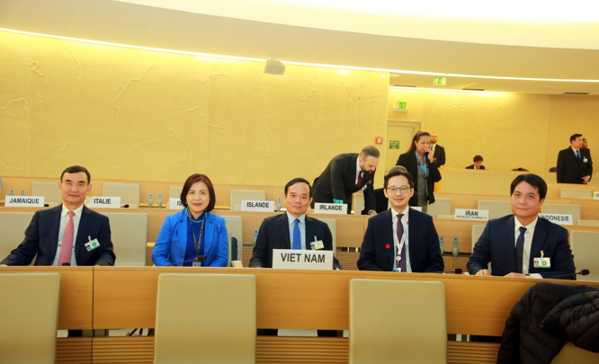 Dấu ấn tích cực và trách nhiệm của Việt Nam tại Hội đồng Nhân quyền năm 2023