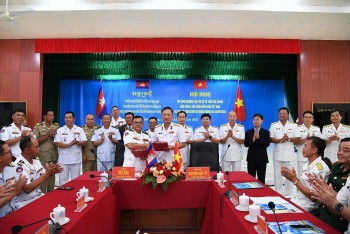 Hải quân Việt Nam – Campuchia tiếp tục thực hiện tốt quy chế tuần tra chung