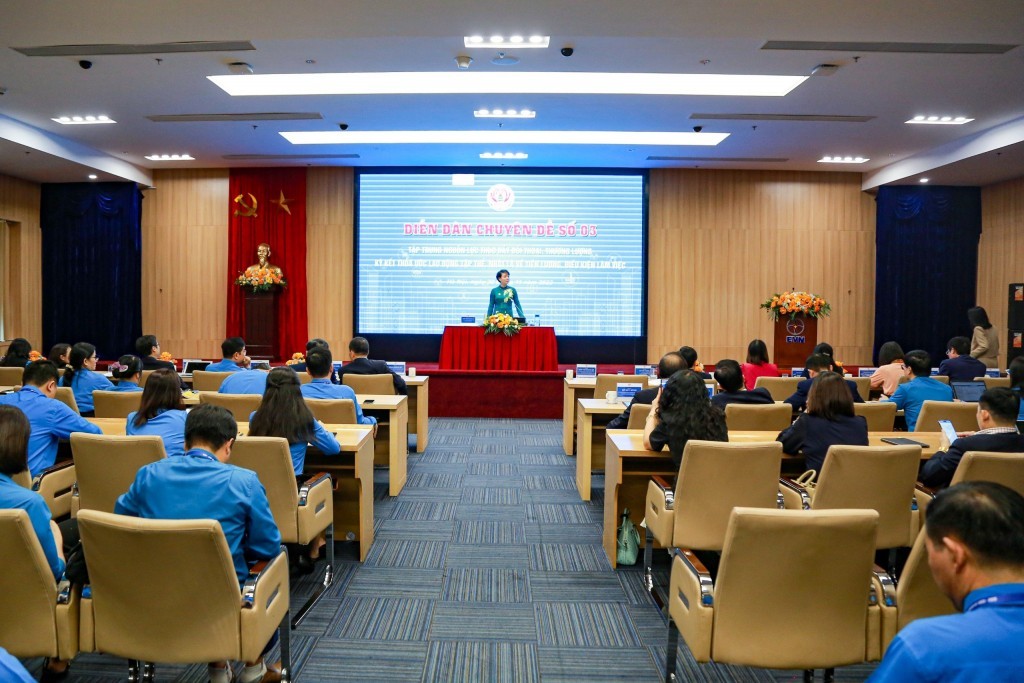Bà Trần Thị Thanh Hà - Trưởng Ban Quan hệ lao động, Tổng Liên đoàn lao động (LĐLĐ) Việt Nam