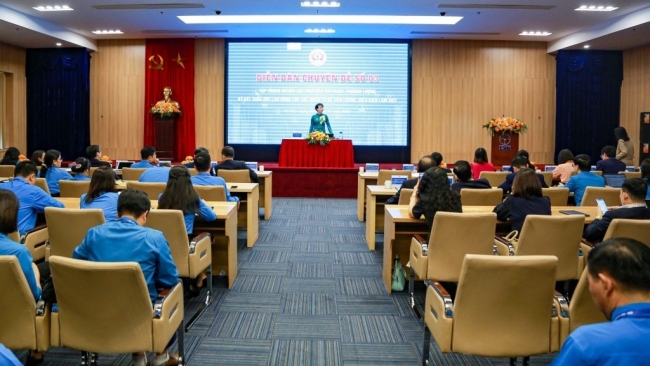 Hơn 64 % doanh nghiệp ngoài khu vực nhà nước đã tổ chức hội nghị người lao động