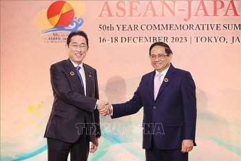 thu tuong pham minh chinh gap lanh dao cac nuoc nhan hoi nghi ky niem 50 nam quan he asean nhat ban