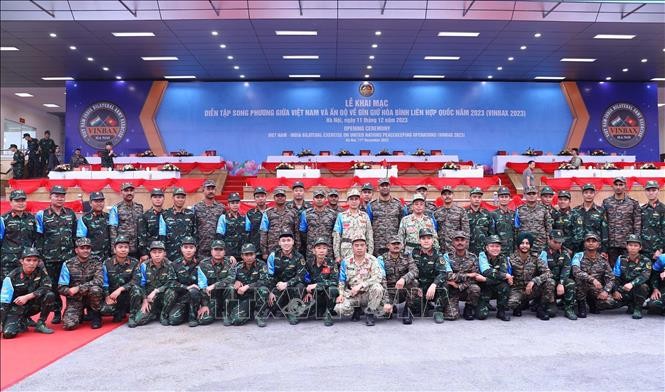 Công binh Việt Nam - Ấn Độ diễn tập thực địa, nâng cao hợp tác quốc phòng