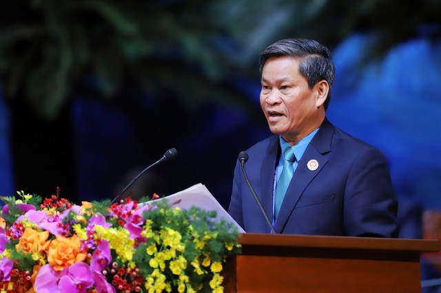 Ông Huỳnh Thanh Xuân, Phó Chủ tịch Tổng Liên đoàn Lao động Việt Nam.