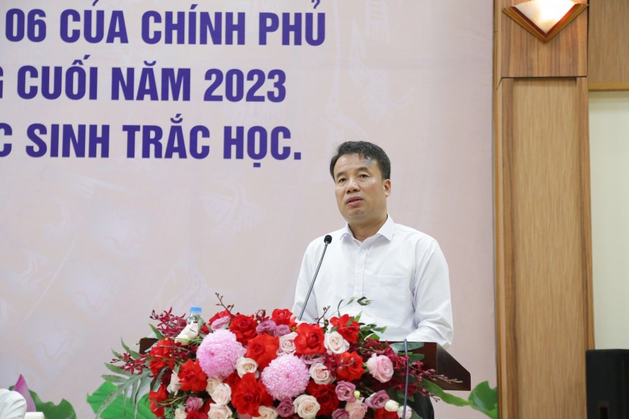 Ông Nguyễn Thế Mạnh, Tổng Giám đốc BHXH Việt Nam, phát biểu tại hội nghị.