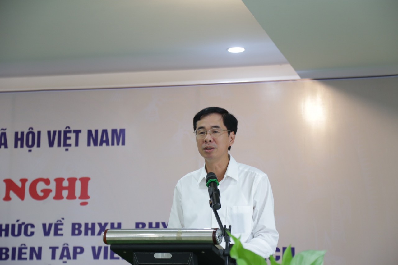 Ông ông Đào Việt Ánh - Phó Tổng Giám đốc BHXH Việt Nam phát biểu.