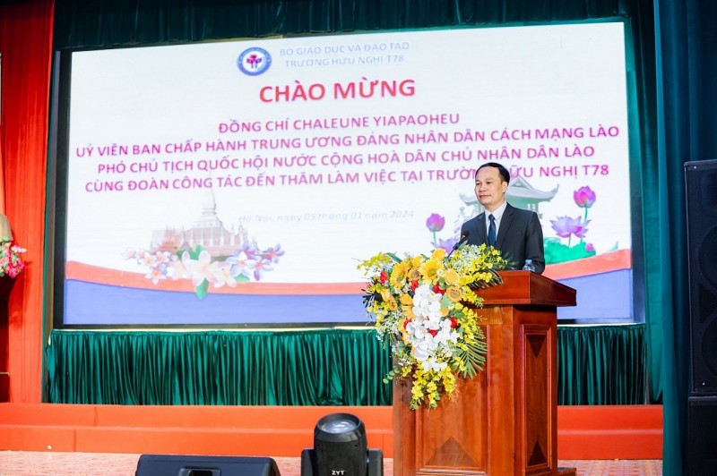 TS Lê Phú Thắng – Bí thư Đảng ủy, Hiệu trưởng phát biểu