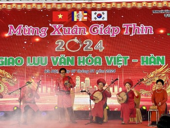 giao luu van hoa viet han mung xuan giap thin 2024