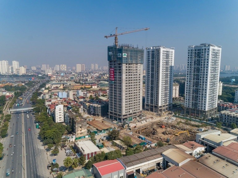 Giá rao bán chung cư ở Hà Nội tiếp tục tăng mạnh