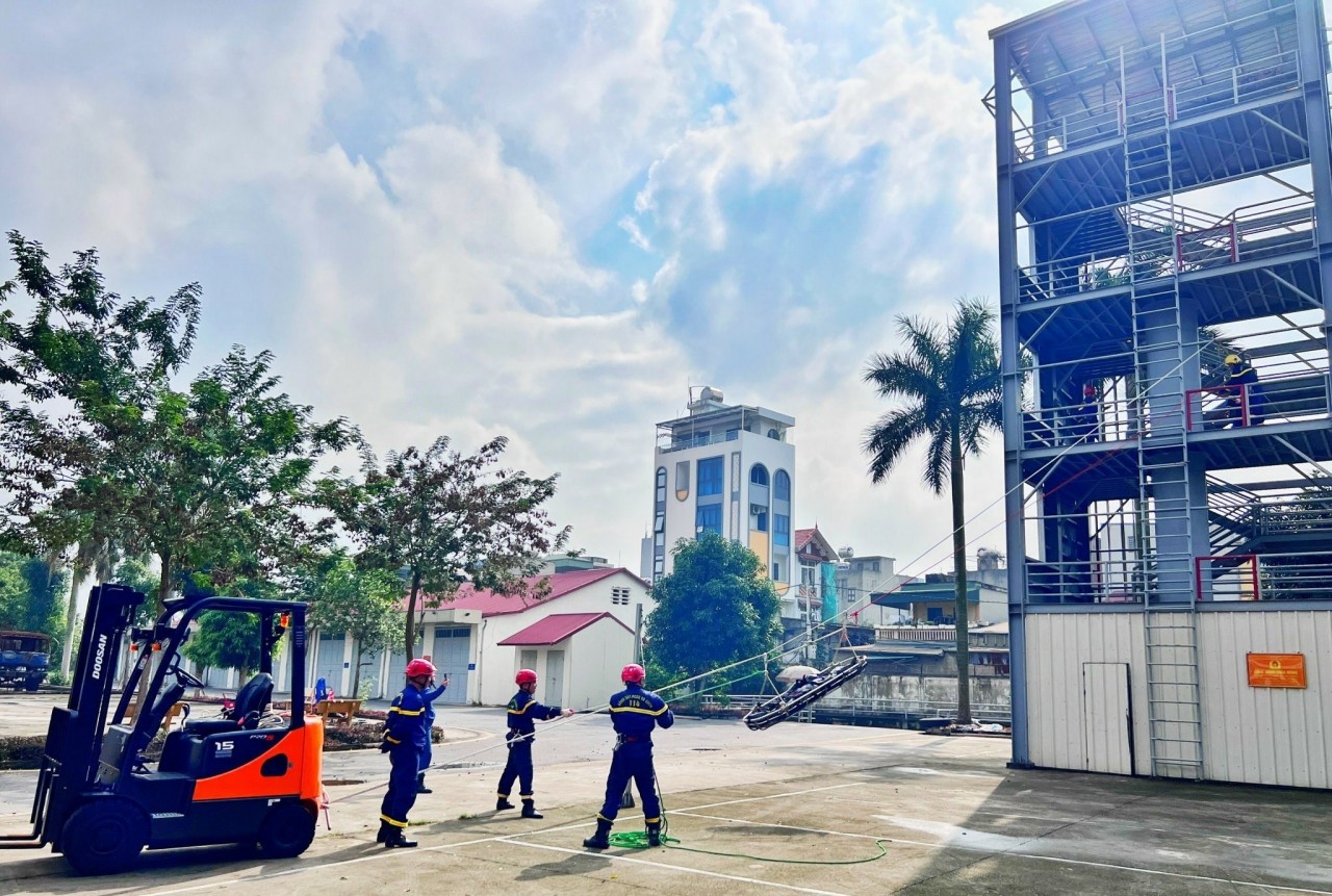 JICA nâng cao năng lực cho lực lượng cảnh sát phòng cháy, chữa cháy và cứu nạn, cứu hộ Việt Nam