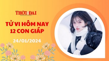 Tử vi hôm nay 12 con giáp 24/1/2024: Thìn cát tinh chiếu mệnh, may mắn ngập tràn