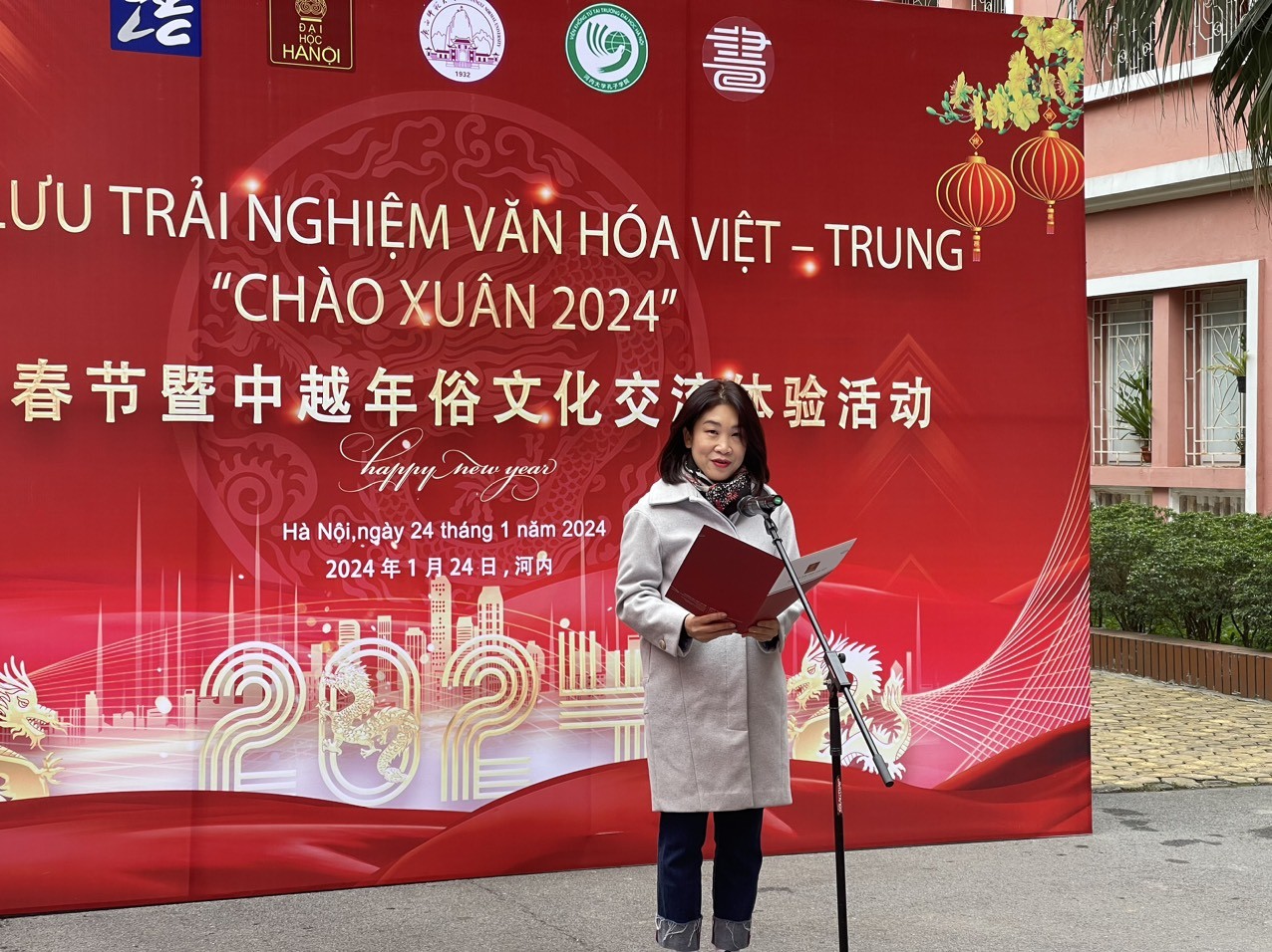 Giao lưu trải nghiệm văn hóa Việt - Trung “Chào Xuân 2024