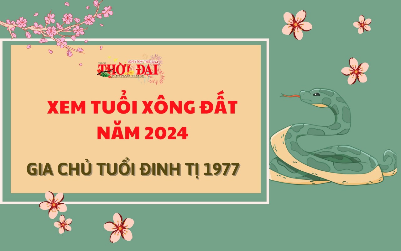 Tuổi xông đất năm 2024 cho gia chủ tuổi Đinh Tị 1977