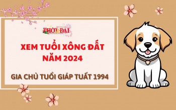 Tuổi xông đất năm 2024 cho gia chủ tuổi Giáp Tuất 1994