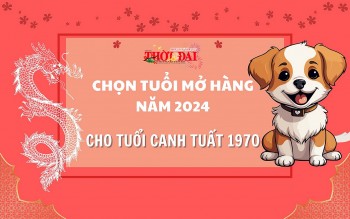 Tuổi mở hàng năm 2024 cho người tuổi Canh Tuất 1970