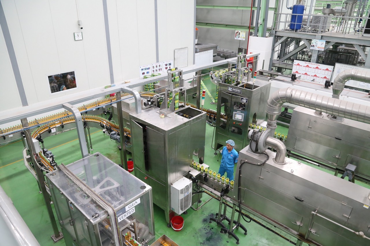 Hệ thống dây chuyền công nghệ chiết lạnh vô trùng Aseptic tại nhà máy Tân Hiệp Phát được phát triển và chuyển giao trực tiếp từ Tập đoàn GEA (Đức).