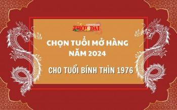 Tuổi mở hàng năm 2024 cho người tuổi Bính Thìn 1976