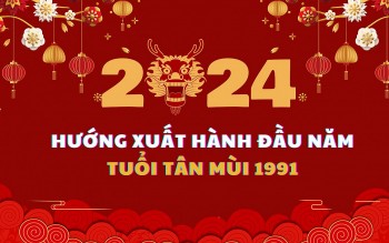 Ngày giờ hướng xuất hành năm 2024 cho người tuổi Tân Mùi 1991