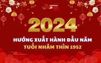 Ngày giờ hướng xuất hành năm 2024 cho người tuổi Nhâm Thìn 1952