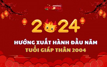 Ngày giờ hướng xuất hành năm 2024 cho người tuổi Giáp Thân 2004