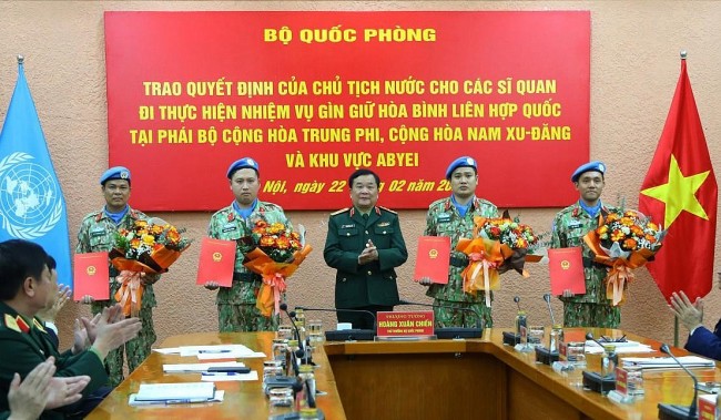 Thêm 4 sĩ quan Việt Nam tham gia gìn giữ hòa bình Liên hợp quốc