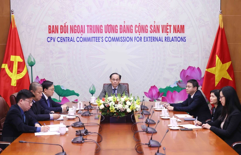 Trưởng ban Đối ngoại Trung ương Việt Nam và Cuba hội đàm trực tuyến