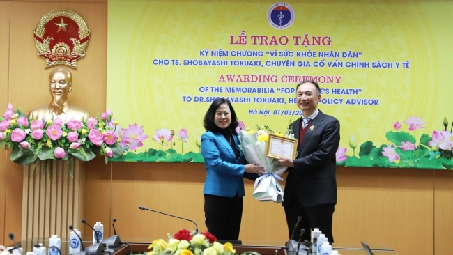 Ghi nhận đóng góp của chuyên gia Nhật Bản đối với ngành y tế Việt Nam