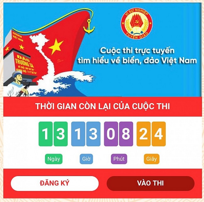 Hòa Bình triển khai cuộc thi trực tuyến tìm hiểu về biển, đảo Việt Nam