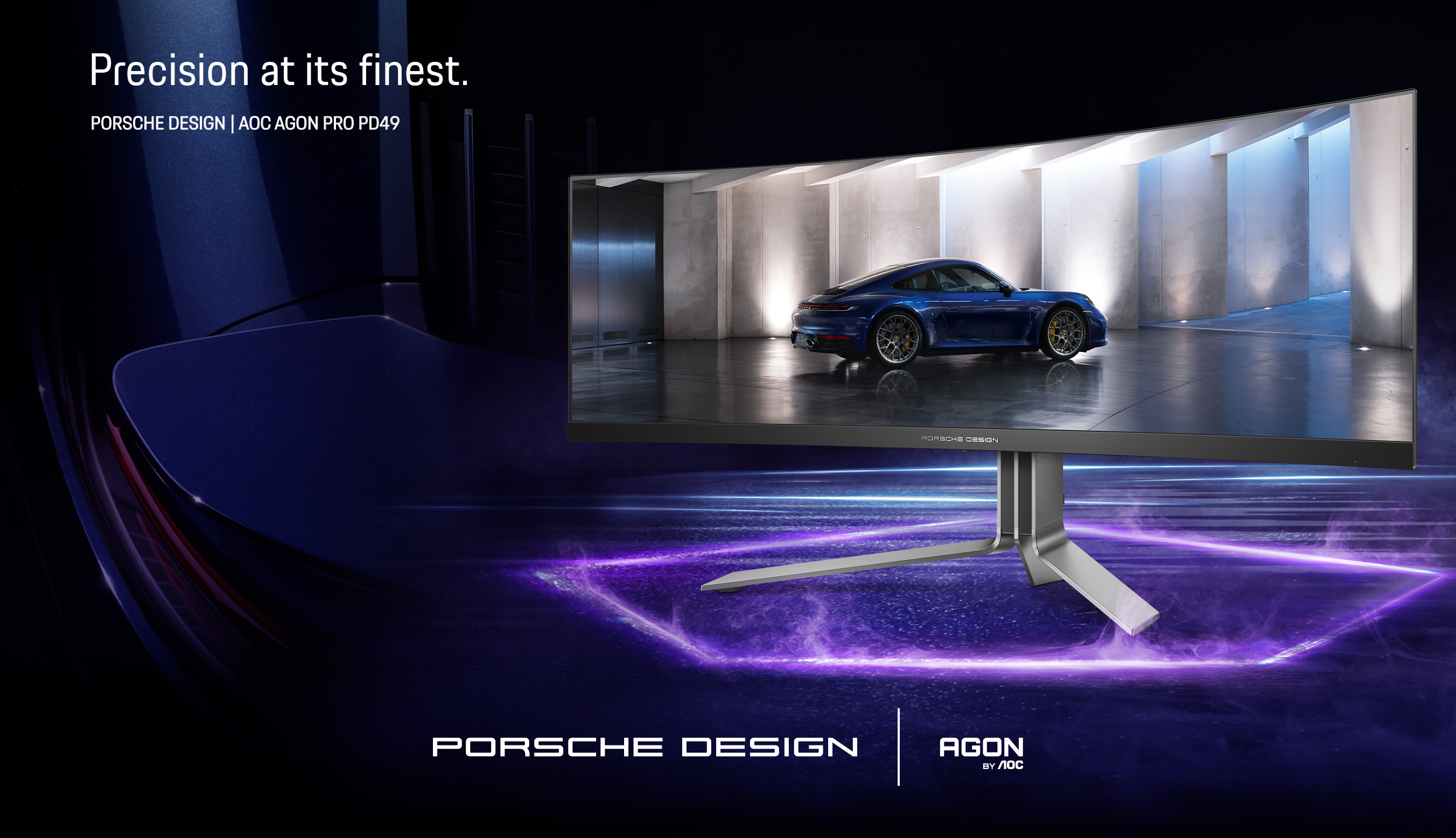 Porsche Design và AGON by AOC trình làng màn hình chơi game cao cấp PD49 49 inch với 240 Hz