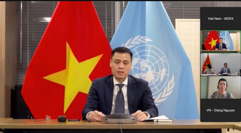 Đại sứ Đặng Hoàng Giang, Trưởng Phái đoàn Thường trực Việt Nam tại Liên hợp quốc.