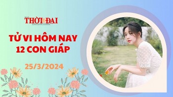 Tử vi hôm nay 12 con giáp 25/3/2024: Ngọ gặp khó khăn Tý thần may gõ cửa