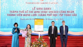 TPHCM được UNESCO công nhận thành viên mạng lưới học tập toàn cầu