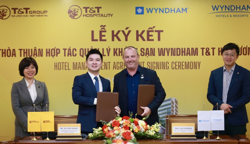 T&T Group hợp tác với Wyndham Hotels & Resorts vận hành khách sạn tại Hải Dương